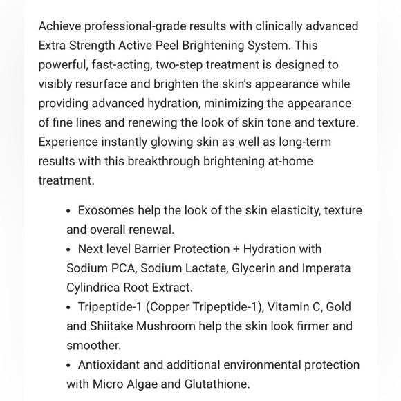 iS CLINICAL Extra Strength Active Peel Brightening System - Picture 2 of 14
